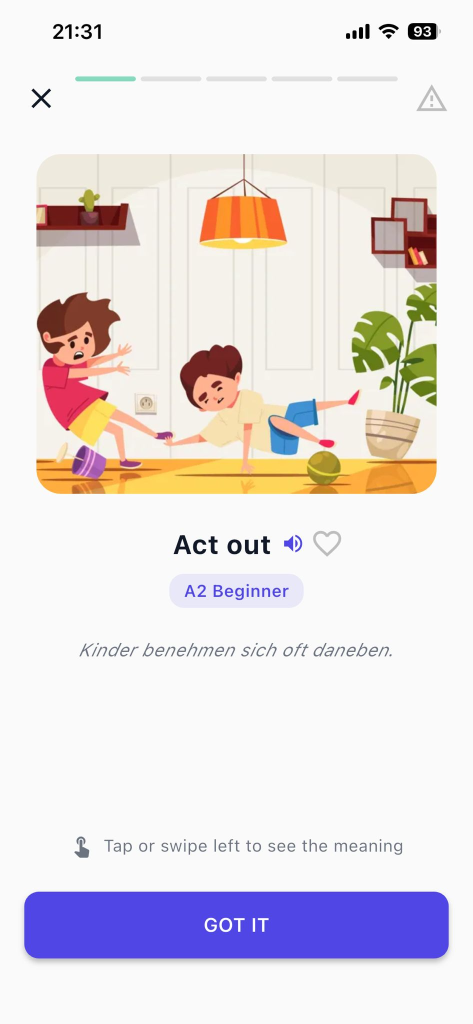 Visual Learning on Colt App